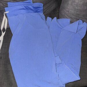 S FIGS SCRUBS KADE CARGO CEIL BLUE